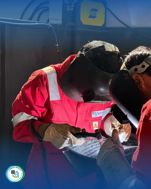Hands-on welding practice