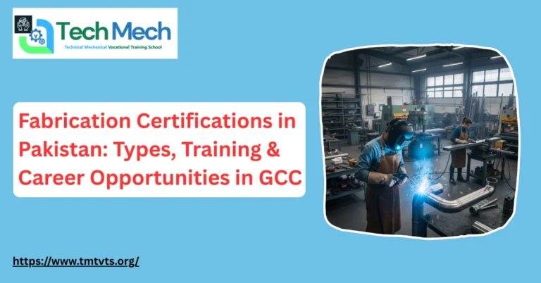 Fabrication Certifications in Pakistan: Types, Training & Career Opportunities in GCC
