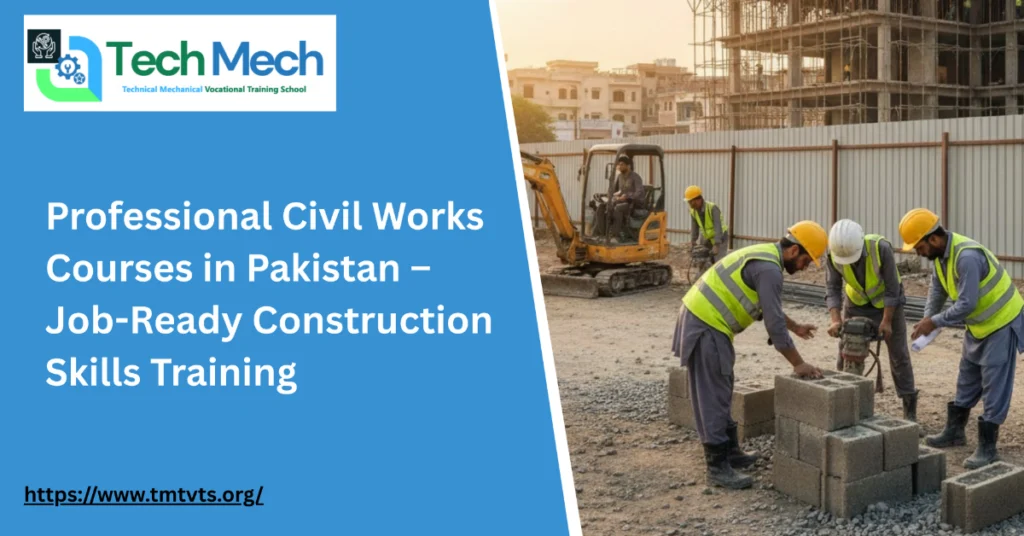 Professional Civil Works Courses in Pakistan – Job-Ready Construction Skills Training