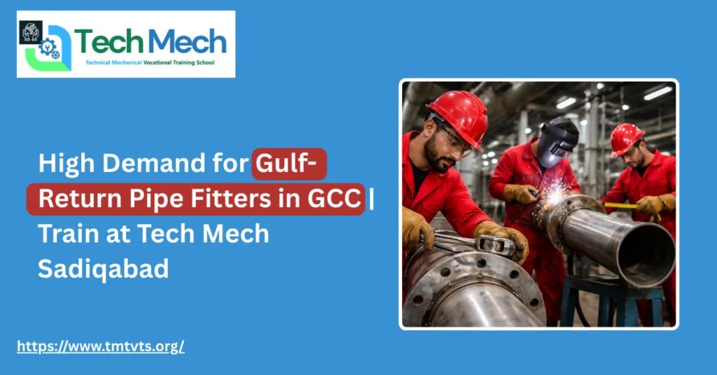 High Demand for Gulf-Return Pipe Fitters in GCC | Train at Tech Mech Sadiqabad