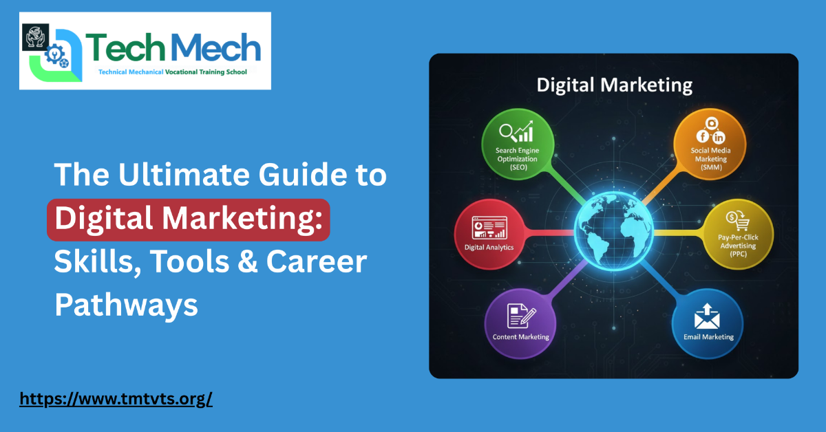 The Ultimate Guide to Digital Marketing: Skills, Tools & Career Pathways