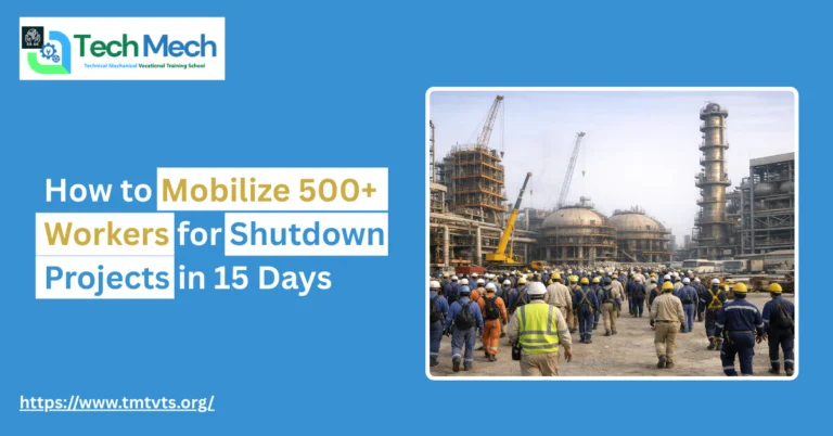 How to Mobilize 500+ Workers for Shutdown Projects in 15 Days