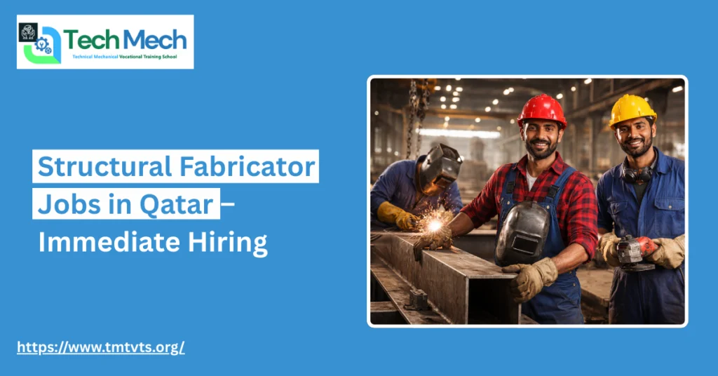 Structural Fabricator Jobs in Qatar – Immediate Hiring