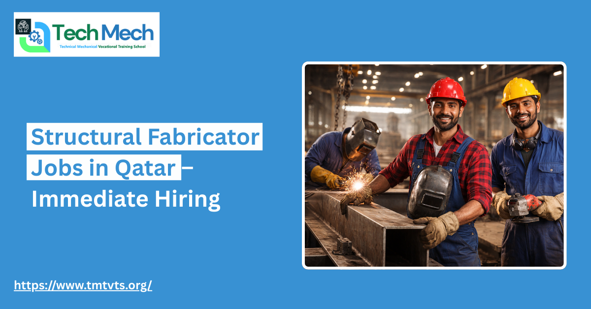 Structural Fabricator Jobs in Qatar – Immediate Hiring