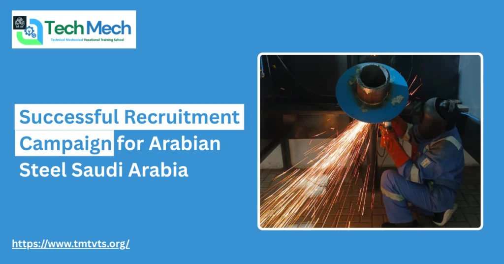Successful Recruitment Campaign for Arabian Steel Saudi Arabia