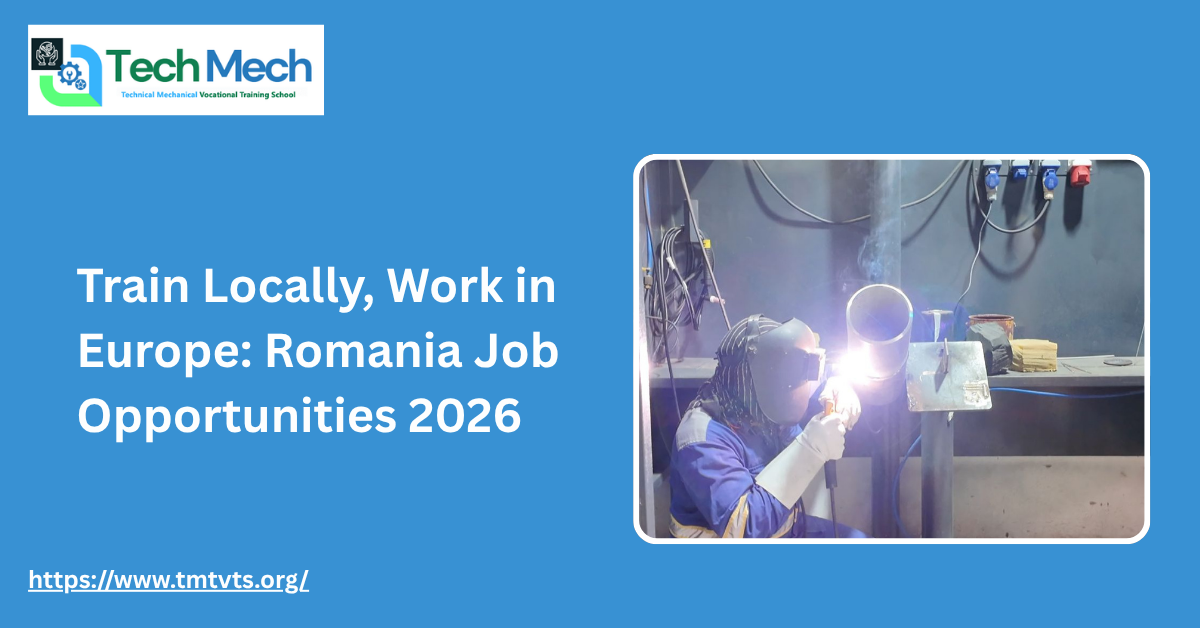 Train Locally, Work in Europe: Romania Job Opportunities 2026